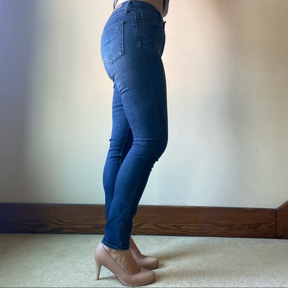 Articles of Society skinny medium blue high rise waisted jeans - Picture 2 of 8